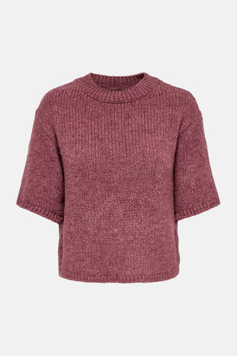 Trui met ronde hals roze - JDY