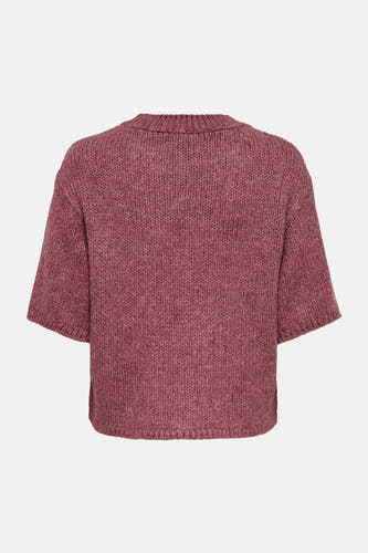 Trui met ronde hals roze - JDY