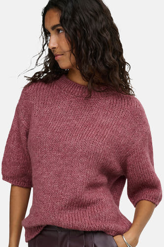 Trui met ronde hals roze - JDY