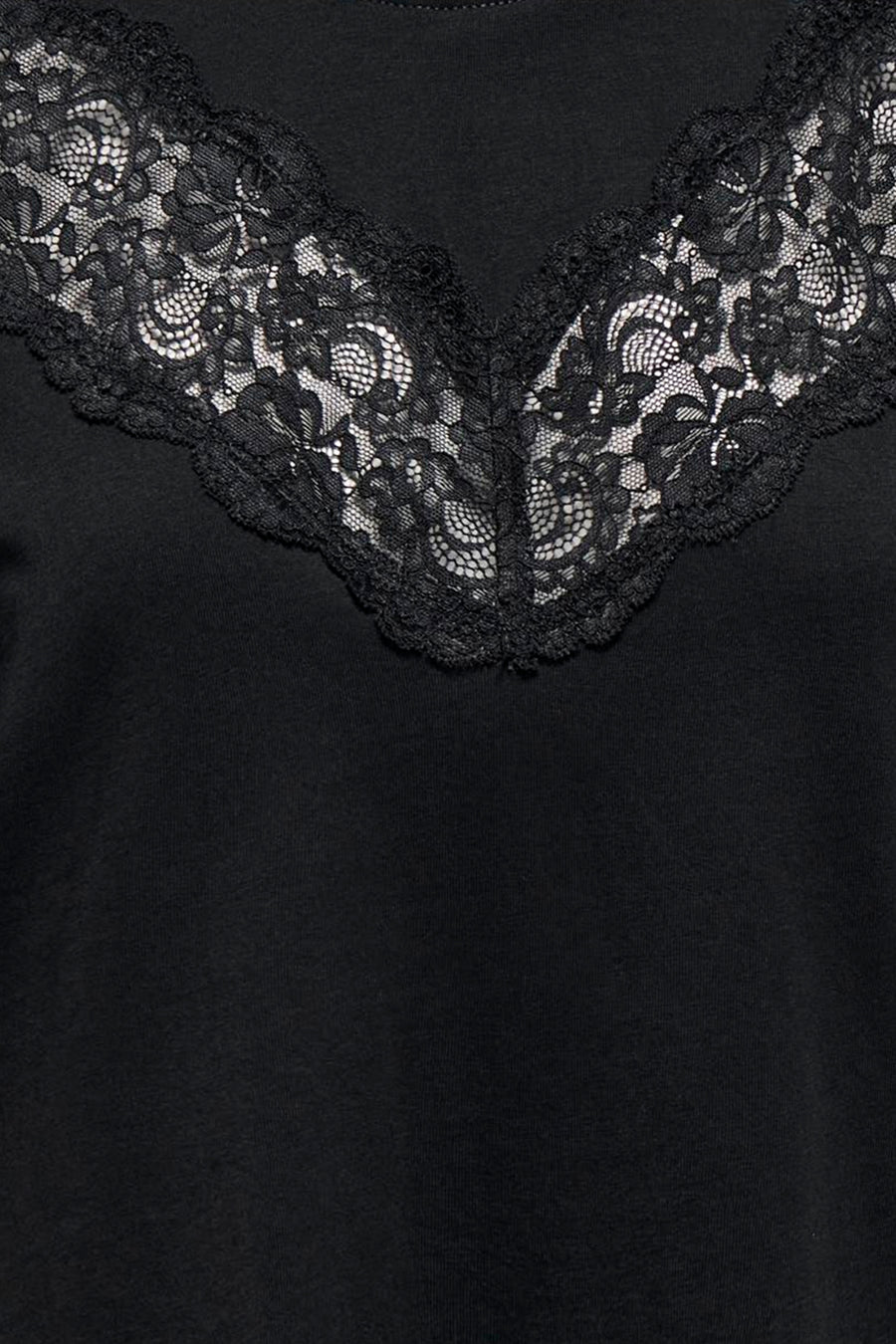 Top uni manche courte noir - ONLY®