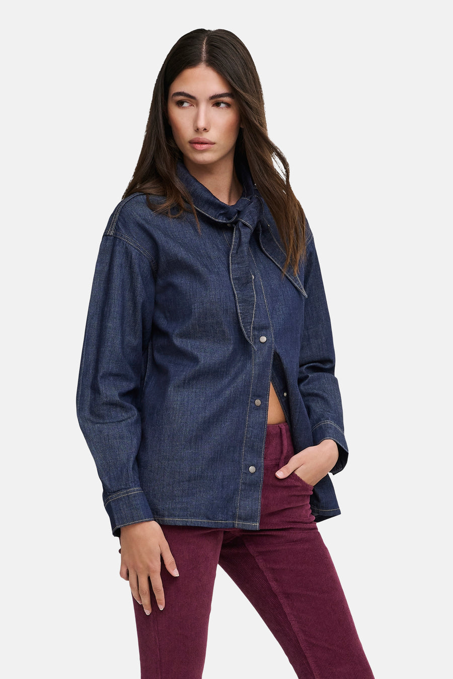Hemd (lange mouwen) dark blue denim - ONLY®