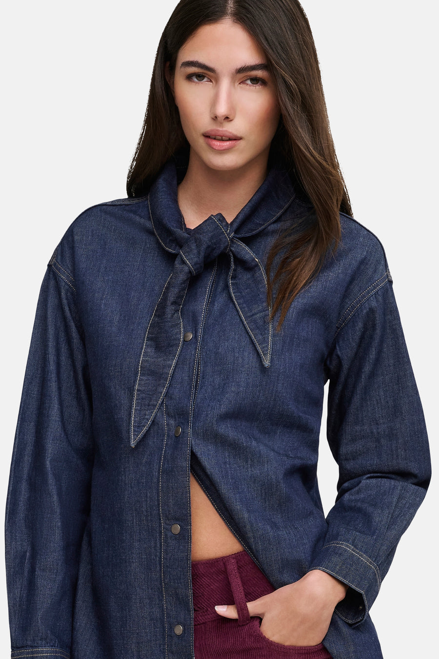 Hemd (lange mouwen) dark blue denim - ONLY®
