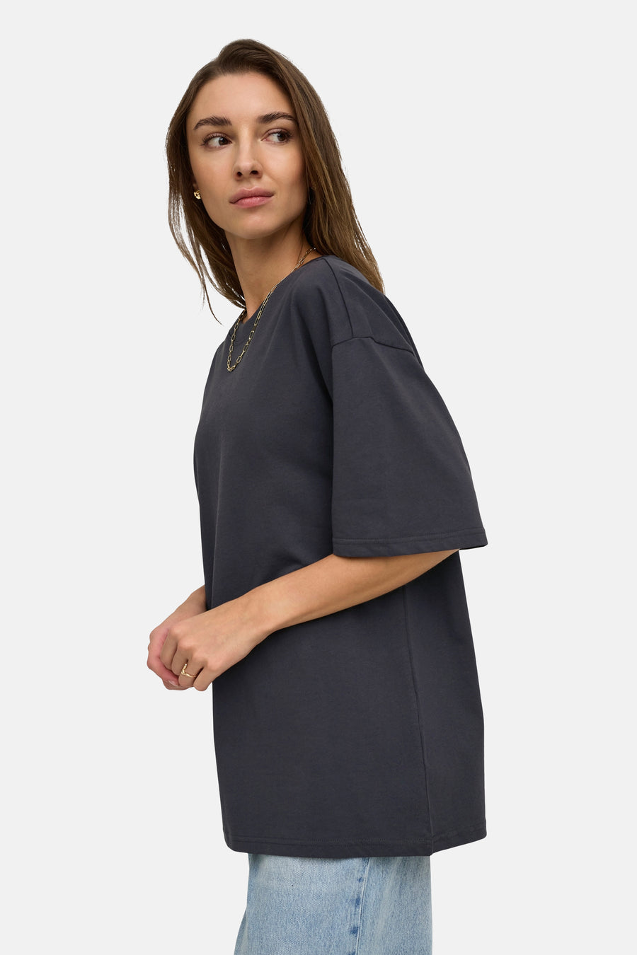 Top uni manche courte gris - ONLY®