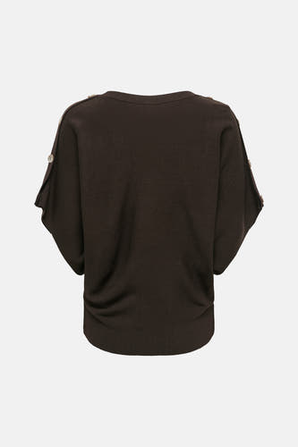 Pull col O brun - ONLY®