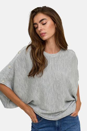 Pull col O gris - ONLY®