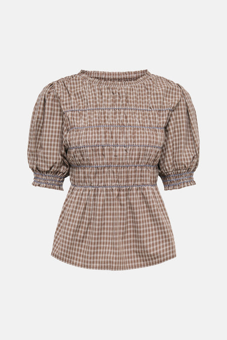 Blouse (korte mouwen) bruin - ONLY®
