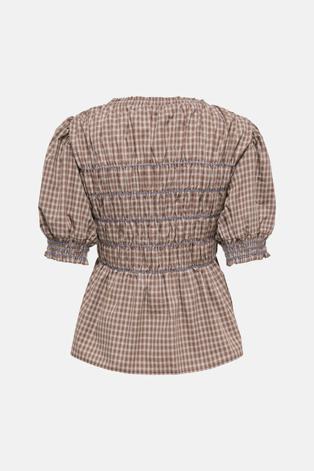 Blouse (korte mouwen) bruin - ONLY®