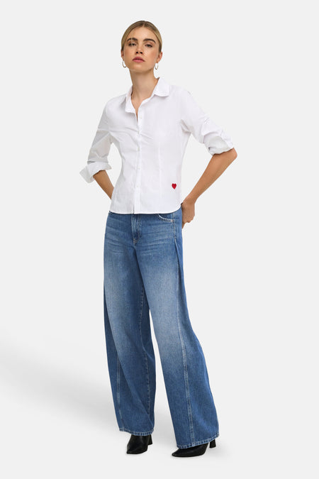 Jeans wide mid blue denim - ONLY®