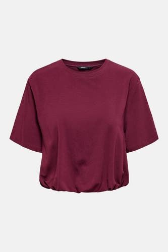 Top uni manche courte rouge - ONLY®