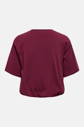 Top uni manche courte rouge - ONLY®