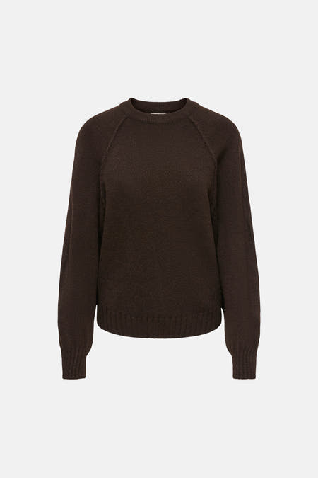 Pull O-hals - bruin