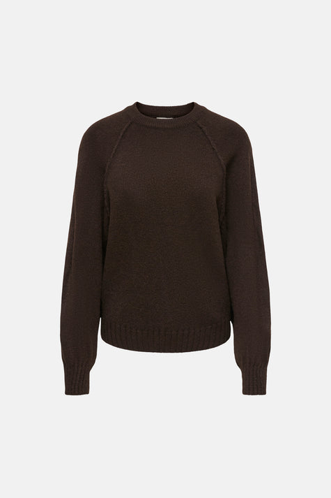Pull O-hals - bruin