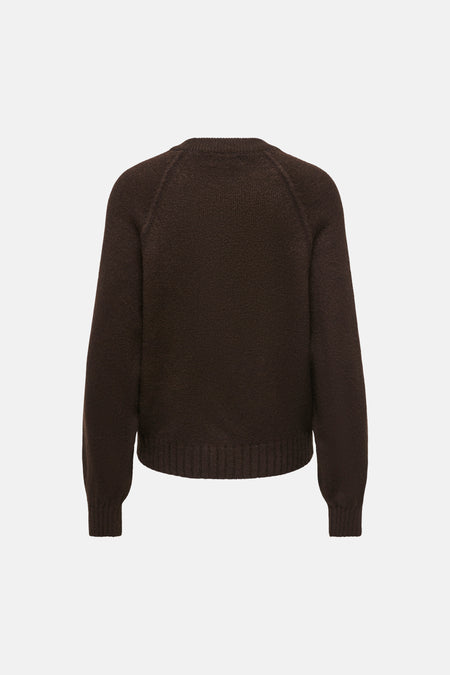 Trui met ronde hals bruin - JDY