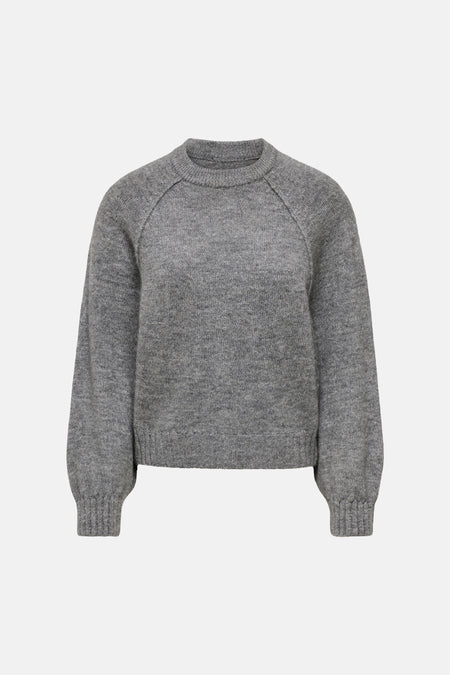 Trui met ronde hals grijs - JDY