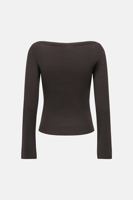 Top (lange mouwen) bruin - JDY
