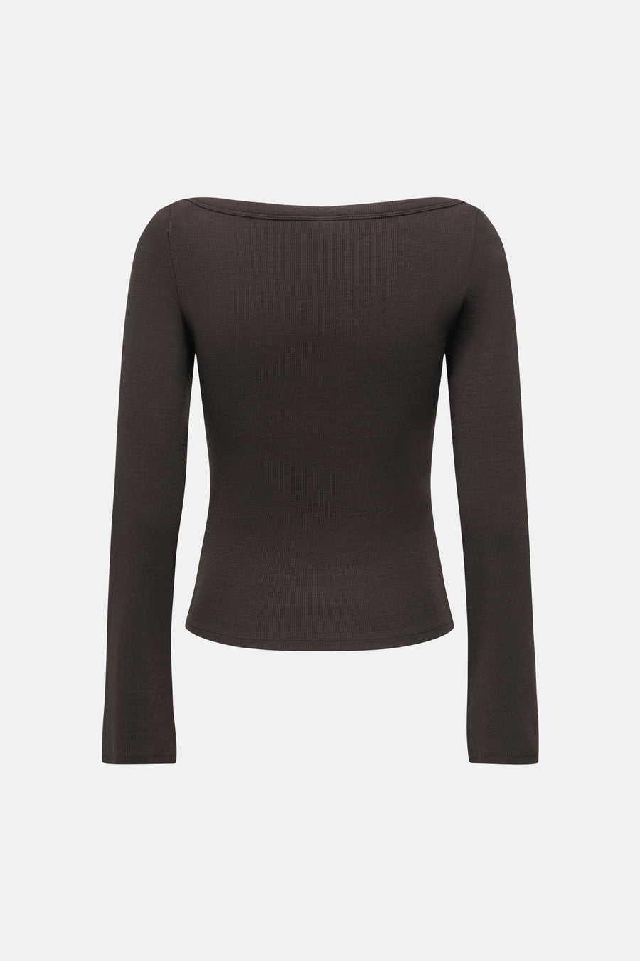 Top uni manche longue brun - JDY