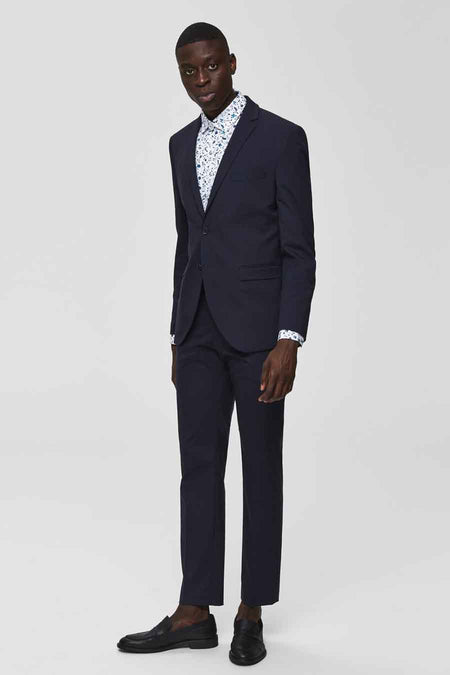SLHSLIM-MYLOLOGAN NAVY TROUSER B NOOS
