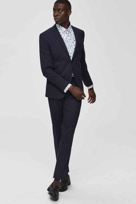 SLHSLIM-MYLOLOGAN NAVY TROUSER B NOOS