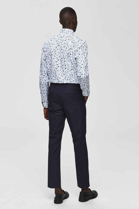 SLHSLIM-MYLOLOGAN NAVY TROUSER B NOOS