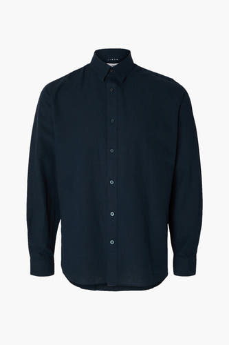 Hemd met lange mouwen - blauw