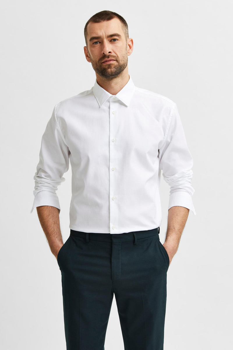 Hemd (lange mouwen) Wit - SELECTED