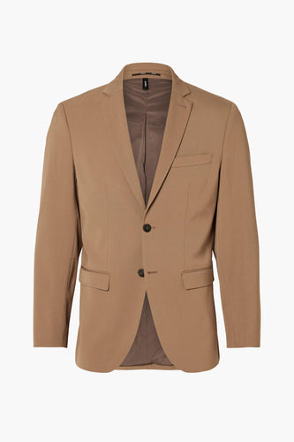Blazer - bruin - SELECTED