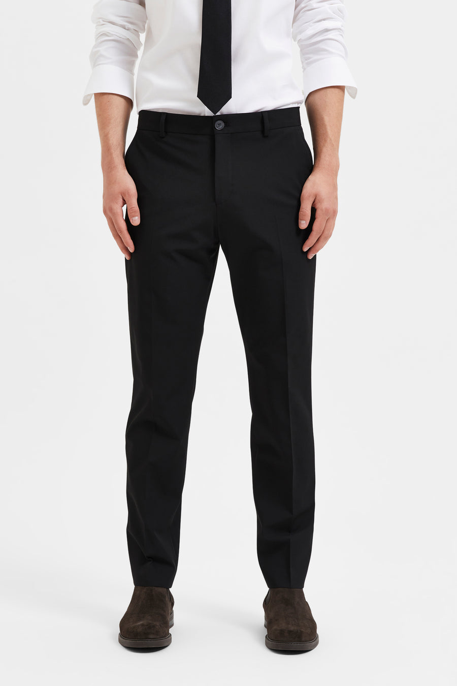 Kostuumbroek - zwart - SELECTED