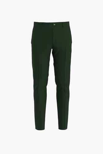 Pantalon de costume vert de SELECTED,, et et et, avec des plis subtils.