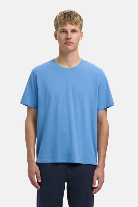 T-shirt (korte mouwen) Blauw - SELECTED