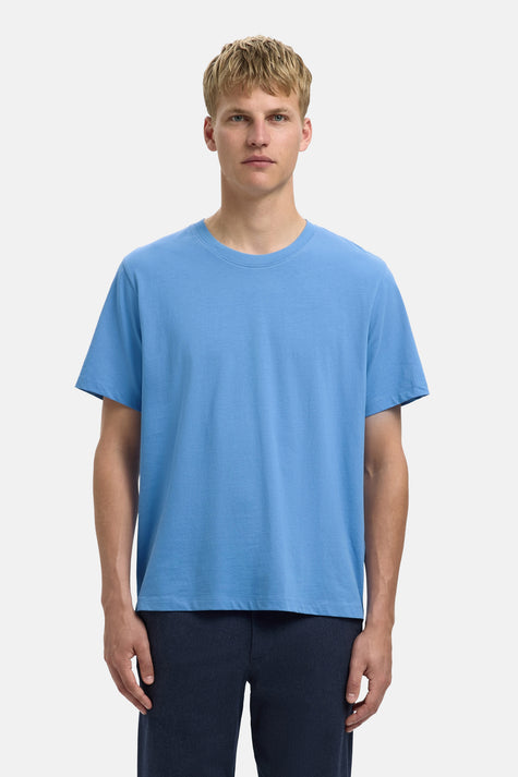 T-shirt (korte mouwen) Blauw - SELECTED