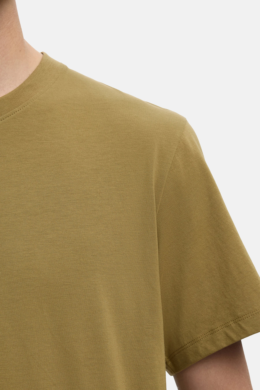 T-shirt (korte mouwen) groen - SELECTED - SELECTED - 4