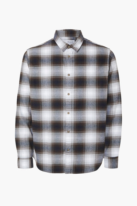 Hemd (lange mouwen) Bruin - SELECTED