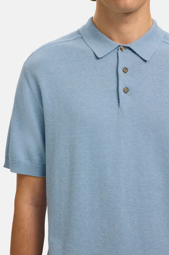 Polo à manches courtes - bleu