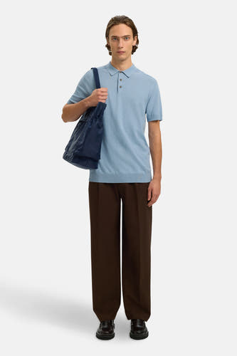 Polo à manches courtes - bleu