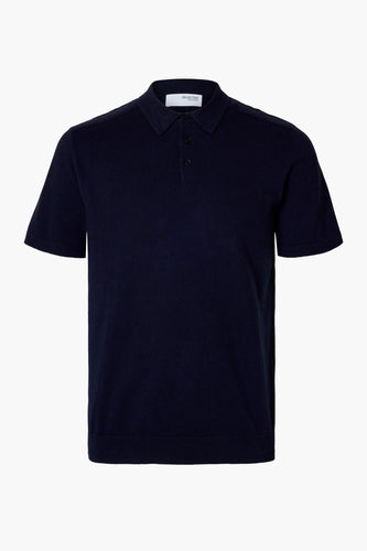 Polo met korte mouwen - blauw - SELECTED