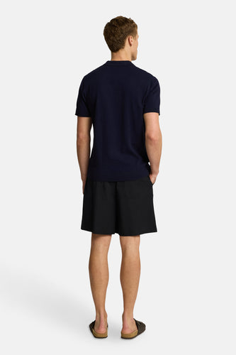 Polo met korte mouwen - blauw - SELECTED