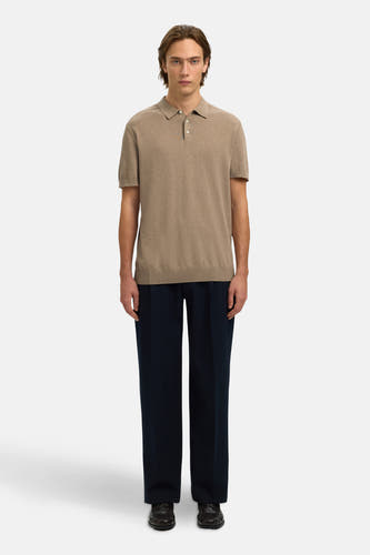 Polo à manches courtes - brun