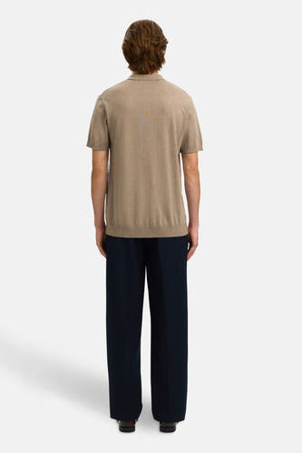 Polo à manches courtes - brun