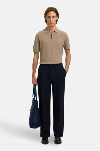 Polo à manches courtes - brun