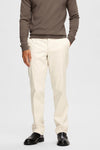 Pantalon de costume Écru - SELECTED