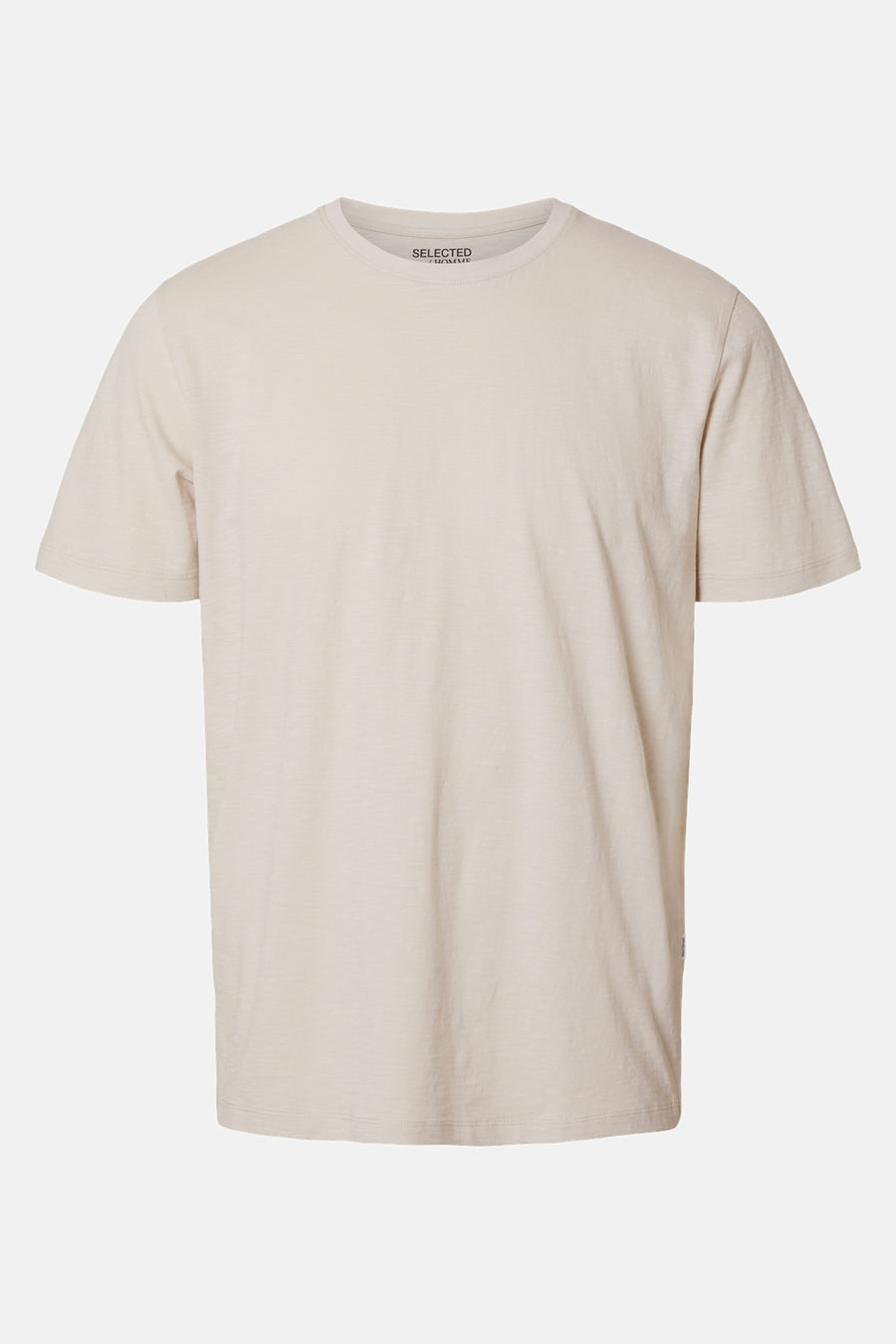 T-shirt met korte mouwen - beige - SELECTED