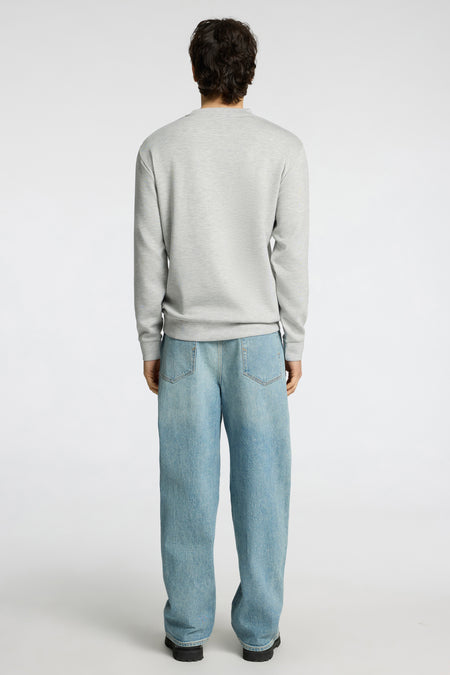 Sweater met ronde hals Grijs - SELECTED