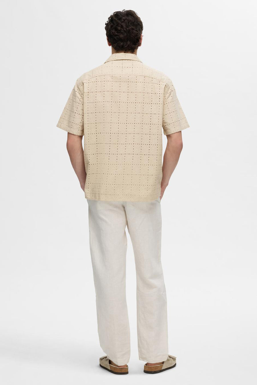 Hemd met korte mouwen - ecru - SELECTED - 3