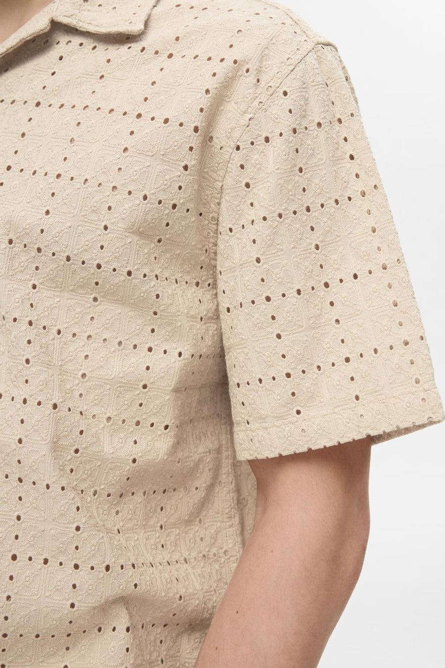 Hemd met korte mouwen - ecru - SELECTED - 4