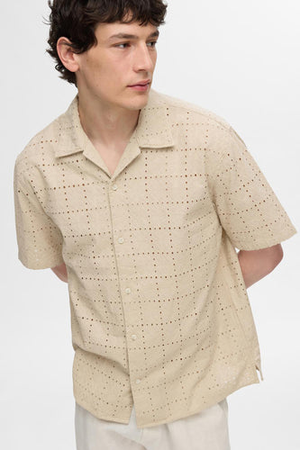 Hemd met korte mouwen - ecru - SELECTED - 6