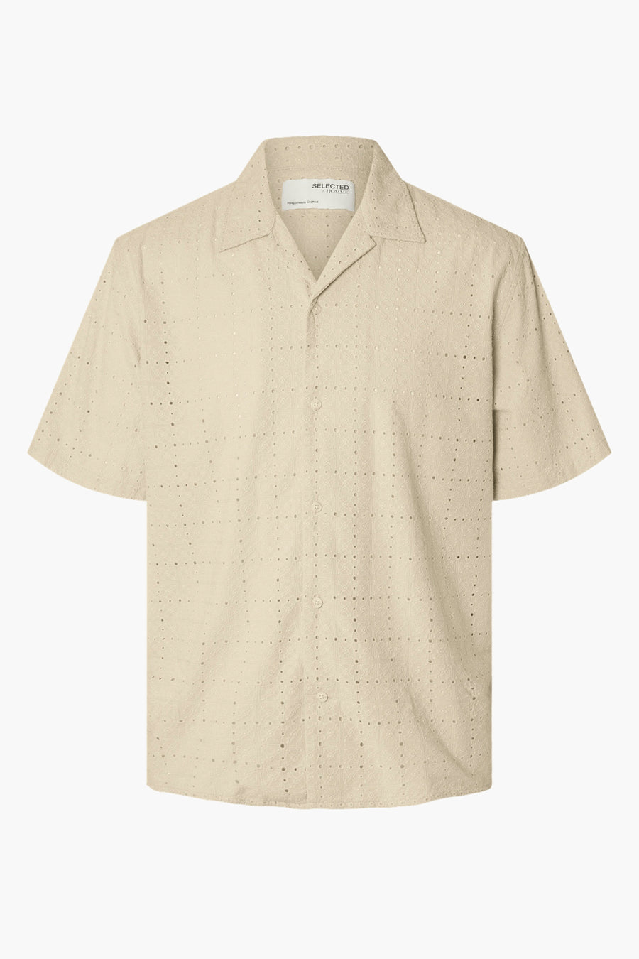 Hemd met korte mouwen - ecru - SELECTED - 6