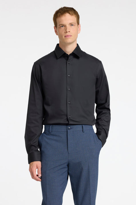 Hemd (lange mouwen) Zwart - SELECTED
