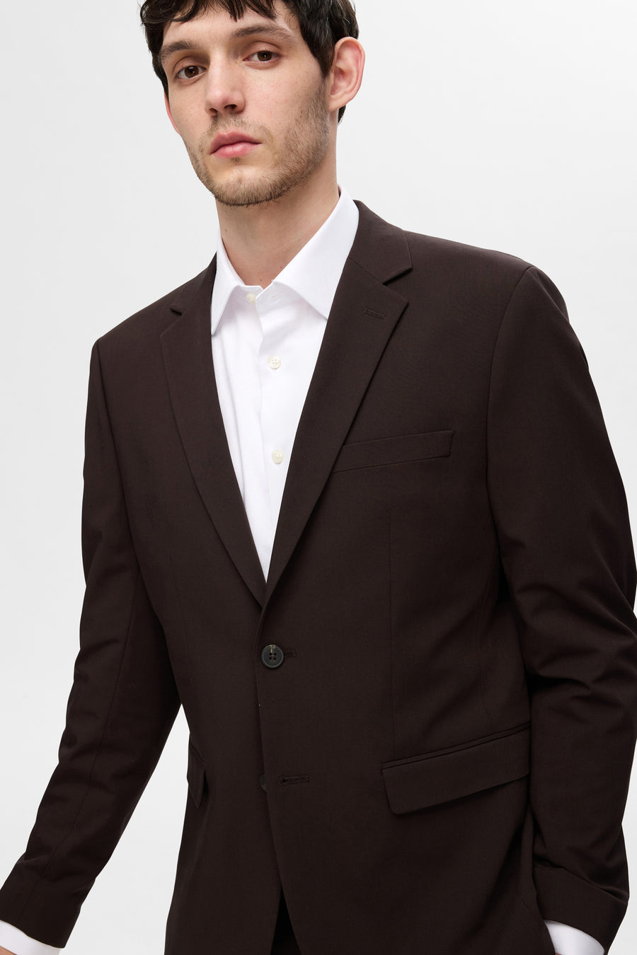 Chemise à manches longues - blanc - SELECTED