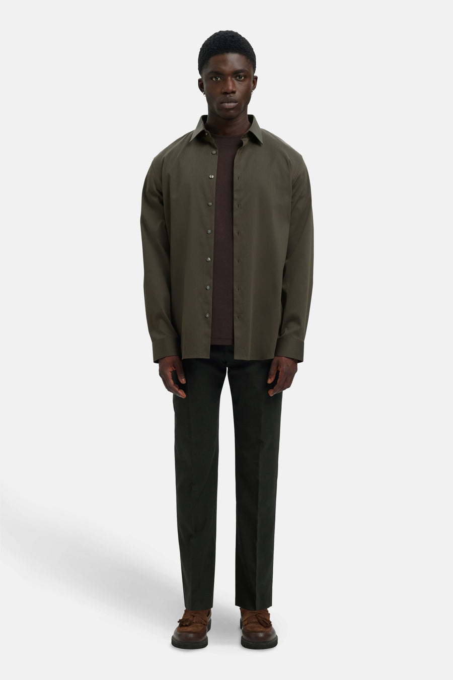 Hemd met lange mouwen - groen - SELECTED