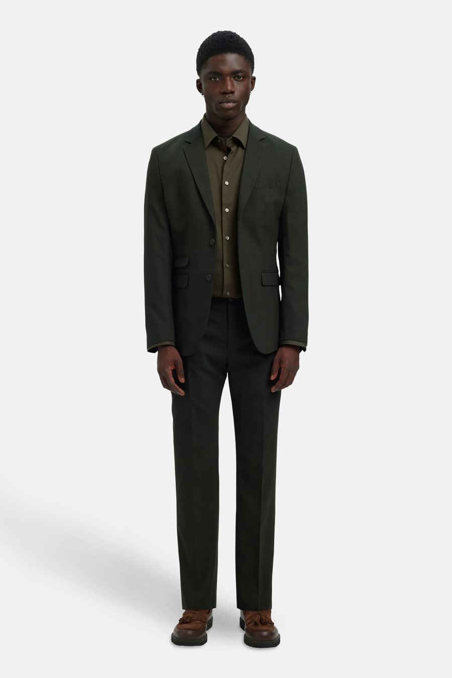 Hemd met lange mouwen - groen - SELECTED